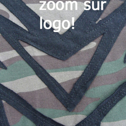 Debardeur Noir Narkotek Logo Camouflage Poitrine Style Déchiré