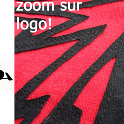 Debardeur Noir Narkotek Logo Rouge Poitrine Style 'déchiré'
