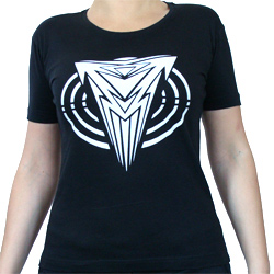 T Shirt Fille Noir Logo Narkotek