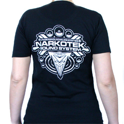 T Shirt Fille Noir Narkotek Underground