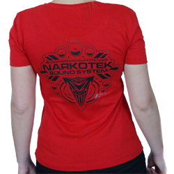 T Shirt Fille Rouge Narkotek Underground