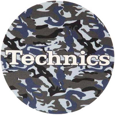 Slipmats Technics Camouflage Navy