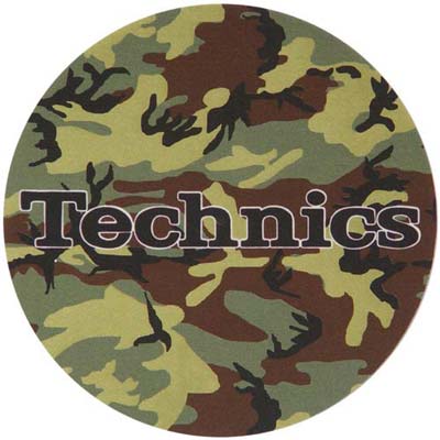 Slipmats Technics Camouflage Army
