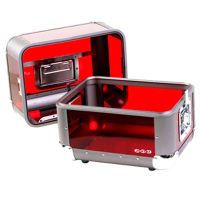 Flight Case MP80 Transparent Red /carbon LTD