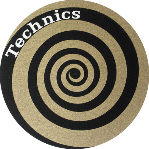 Slipmats Technics Gold Spirale