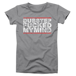 T Shirt Gris Dubstep Fucked My Mind