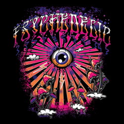 T-shirt Noir Psychedelic 