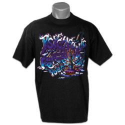 Black Psychedelic T-shirt 