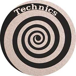 Slipmats Technics Silver Spirale