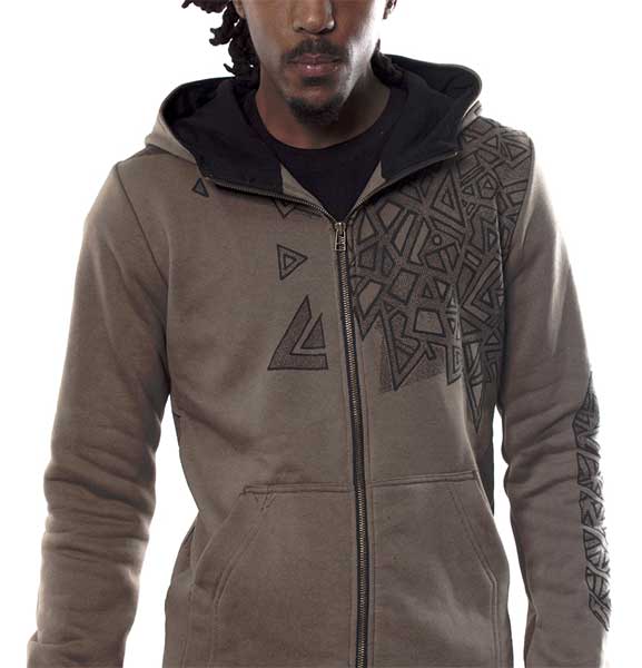 R-Lines Brown Hoodie