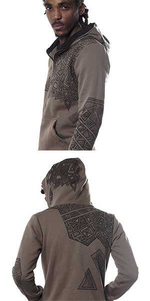 R-Lines Brown Hoodie