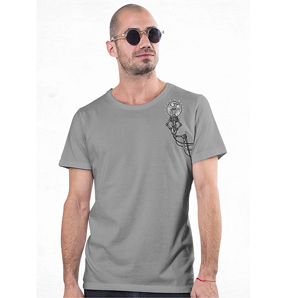 T Shirt Dr. Lamps Light Grey