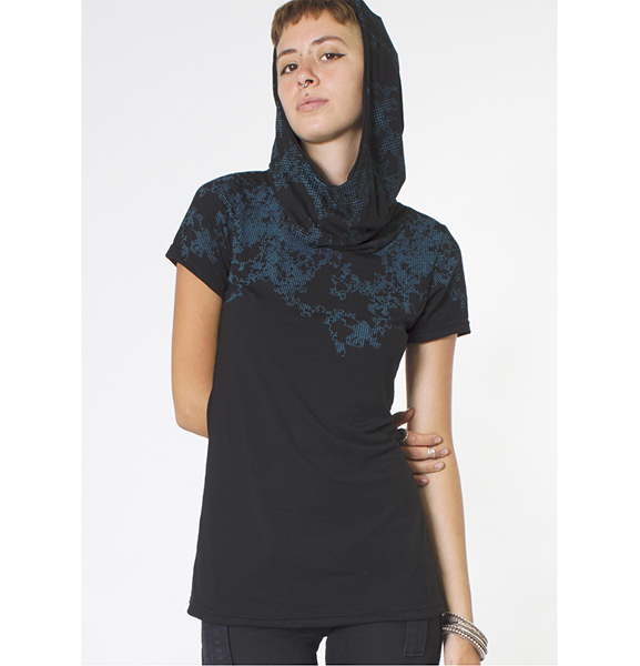 T Shirt Women Cyberis Black