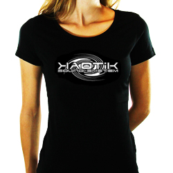 T-shirt Woman Black KAOTIK