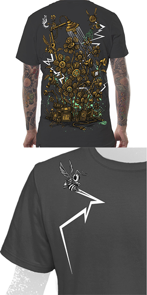 T-Shirt Soundgarden Gris
