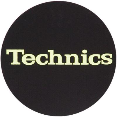 Slipmats - Technics Logo Glow Yellow