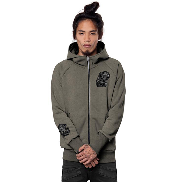 Orbital Beige Mouline Hoodie