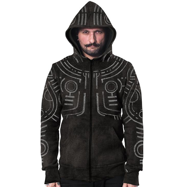 War paint black Hydron Hoodie