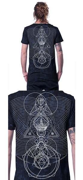 T Shirt City Zen Black Galaxey